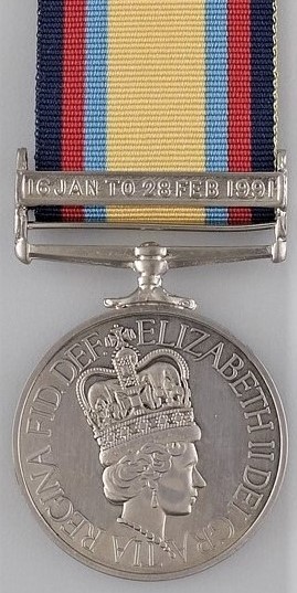 Gulf War Medal — Obverse